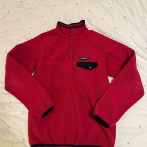 Women’s Patagonia Magenta Pink Synchilla Fleece Pullover, Size S